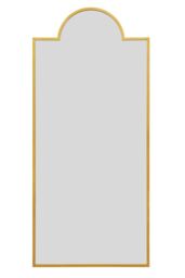 "MirrorOutlet Gold Contemporary Wall & Leaner Garden Mirror 75""x 33"" 190x85cm - Size: 1 Pack" - thumbnail 3