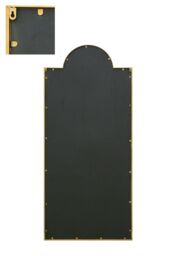 "MirrorOutlet Gold Contemporary Wall & Leaner Garden Mirror 75""x 33"" 190x85cm - Size: 1 Pack" - thumbnail 5