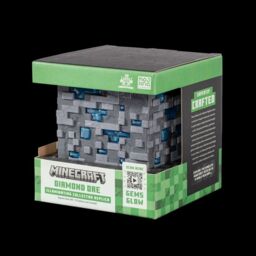 The Noble Collection Minecraft Diamond Ore Touch Light - LED Illuminating Block Replica in Blue - thumbnail 6