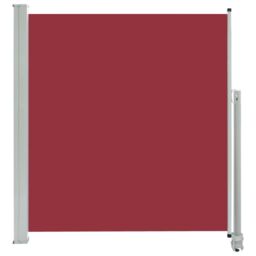 Berkfield Home Patio Retractable Side Awning 140 x 300 cm Red - thumbnail 2