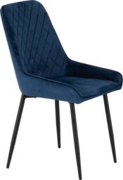 Seconique Athens Rectangular Medium Oak Dining Set with Avery Chairs in Blue - thumbnail 9