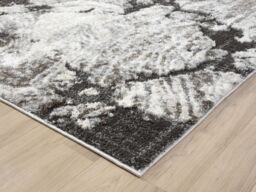Desire Rugs Eleanor Modern Embossed Living Room Area Rug - Abstract Design in Grey - Size: 80 cm x 150 cm - thumbnail 4