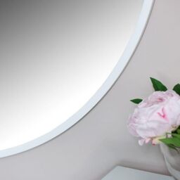 Extra Large Round White Wall Mirror 120cm X 120cm - thumbnail 4