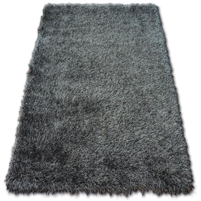 RugsX Love Shaggy Rug in Black - Size: 60 cm x 110 cm - image 1
