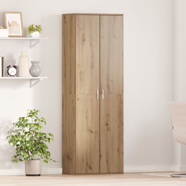 Berkfield Home Highboard Artisan Oak 60x35x180 cm Engineered Wood in Brown - Size: 60 x 35 x 180 cm - image 1
