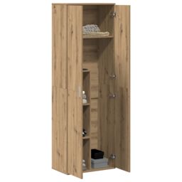 Berkfield Home Highboard Artisan Oak 60x35x180 cm Engineered Wood in Brown - Size: 60 x 35 x 180 cm - thumbnail 3