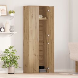 Berkfield Home Highboard Artisan Oak 60x35x180 cm Engineered Wood in Brown - Size: 60 x 35 x 180 cm - thumbnail 4