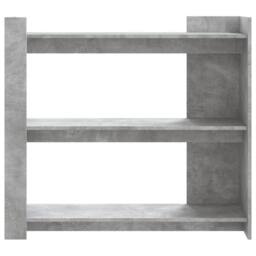 Berkfield Home Classic Console Table Concrete Grey 100x35x90 cm Engineered Wood - Size: 100 x 35 x 90 cm - thumbnail 4