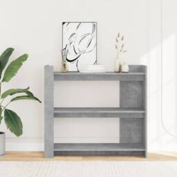 Berkfield Home Classic Console Table Concrete Grey 100x35x90 cm Engineered Wood - Size: 100 x 35 x 90 cm - thumbnail 1