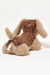 Homescapes Luxury Sausage Dog Door Stop - Cream - thumbnail 3