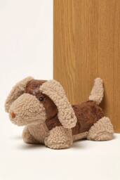 Homescapes Luxury Sausage Dog Door Stop - Cream - thumbnail 5