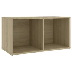 Berkfield Home TV Cabinet Sonoma Oak 72x35x36.5 cm Engineered Wood in Brown - thumbnail 3