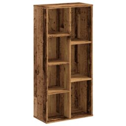 Berkfield Home Bookcase Old Wood 50x25x105 cm Engineered Wood in Brown - Size: 50 x 25 x 105 cm - thumbnail 2