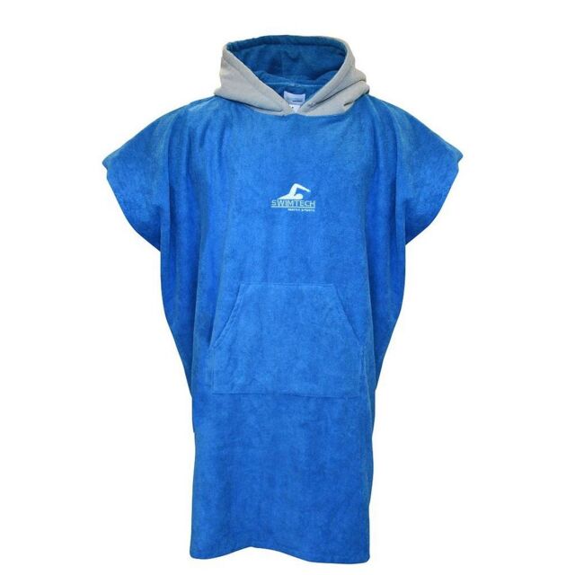SwimTech Microfibre Poncho in Mid Blue - image 1
