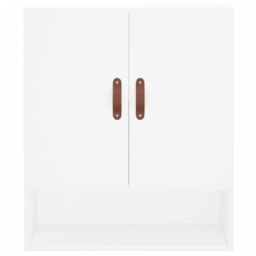 Berkfield Home Wall Cabinet White 60x31x70 cm Engineered Wood - Size: 60 x 31 x 70 cm - thumbnail 5