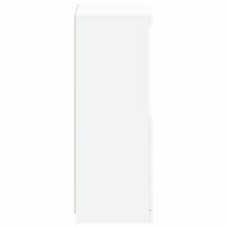 Berkfield Home Sideboard with LED Lights White 41x37x100 cm - Size: 41 x 37 x 100 cm - thumbnail 8