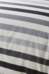 Bedlam 'Beckett Stripe' Easy Care Duvet Cover Set in Grey - Size: Single - thumbnail 3