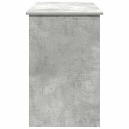 Berkfield Home Desk Concrete Grey 102x50x75 cm Engineered Wood - Size: 102 x 50 x 75 cm - thumbnail 6