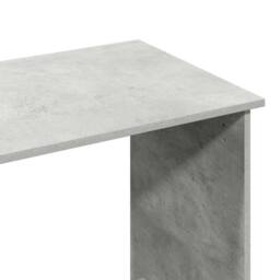 Berkfield Home Desk Concrete Grey 102x50x75 cm Engineered Wood - Size: 102 x 50 x 75 cm - thumbnail 8