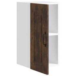 Berkfield Home Kitchen Wall Cabinet Kalmar Smoked Oak Engineered Wood in Brown - thumbnail 8