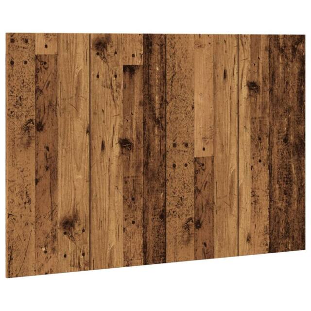 Berkfield Home Bed Headboard Old Wood 120x1.5x80 cm Engineered Wood in Brown - image 1