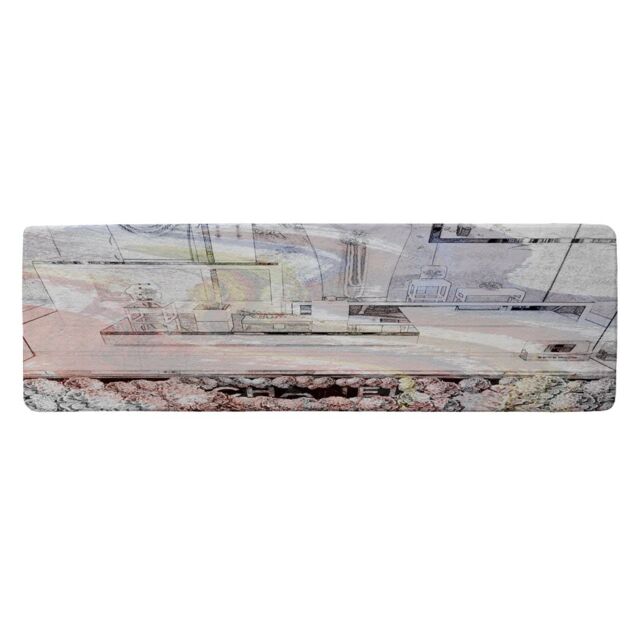 Benjamin Tate Design Window Shopping Runner Rug in Natural - Size: 67 cm x 230 cm - image 1