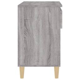 Berkfield Home Shoe Cabinet Grey Sonoma 70x36x60 cm Engineered Wood - Size: 70 x 36 x 60 cm - thumbnail 8