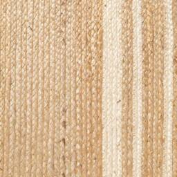 THE RUGS Braided Jute Nuru Reversible Living Room Bordered Rug in Beige - Size: 200 cm x 300 cm - thumbnail 3