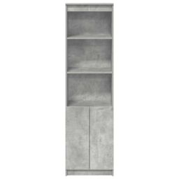 Berkfield Home Highboard Concrete Grey 50x35x180 cm Engineered Wood - Size: 50 x 35 x 180 cm - thumbnail 6