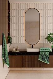 Ted Baker 'Ribbon Stripe' Cotton Towels in Green - thumbnail 3
