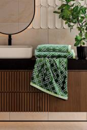 Ted Baker 'Ribbon Stripe' Cotton Towels in Green - thumbnail 2