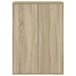 Berkfield Home Sideboards 2 pcs Sonoma Oak 60x31x84 cm Engineered Wood in Brown - Size: 60 x 31 x 84 cm - thumbnail 5