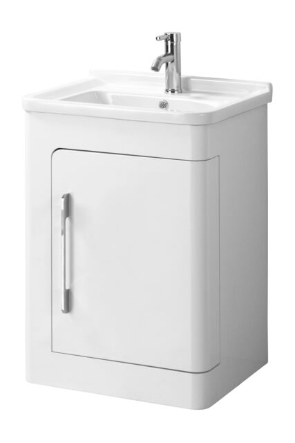 Orsina Savannah Wht Hi Gloss Undr, Delivered Fully Assembled in White - image 1