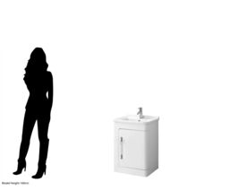 Orsina Savannah Wht Hi Gloss Undr, Delivered Fully Assembled in White - thumbnail 3