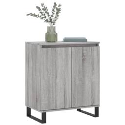 Berkfield Home Sideboard Grey Sonoma 60x35x70 cm Engineered Wood - Size: 60 x 35 x 70 cm - thumbnail 3
