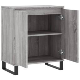 Berkfield Home Sideboard Grey Sonoma 60x35x70 cm Engineered Wood - Size: 60 x 35 x 70 cm - thumbnail 6
