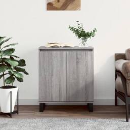 Berkfield Home Sideboard Grey Sonoma 60x35x70 cm Engineered Wood - Size: 60 x 35 x 70 cm - thumbnail 2