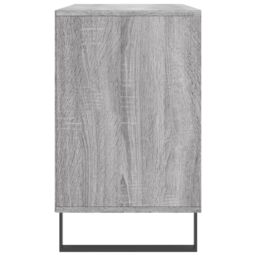 Berkfield Home Shoe Cabinet Grey Sonoma 102x36x60 cm Engineered Wood - Size: 102 x 36 x 60 cm - thumbnail 5