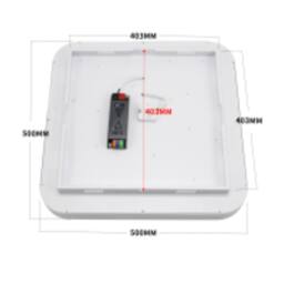 ENER-J 80W RGBIC Square Smart Sky Ceiling Light 500mm White 240V - thumbnail 7