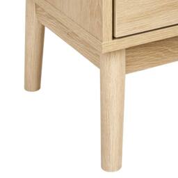 Wyld and Coco Bookcase Light Brown MDF with Pine Accents 2 Drawers - thumbnail 9