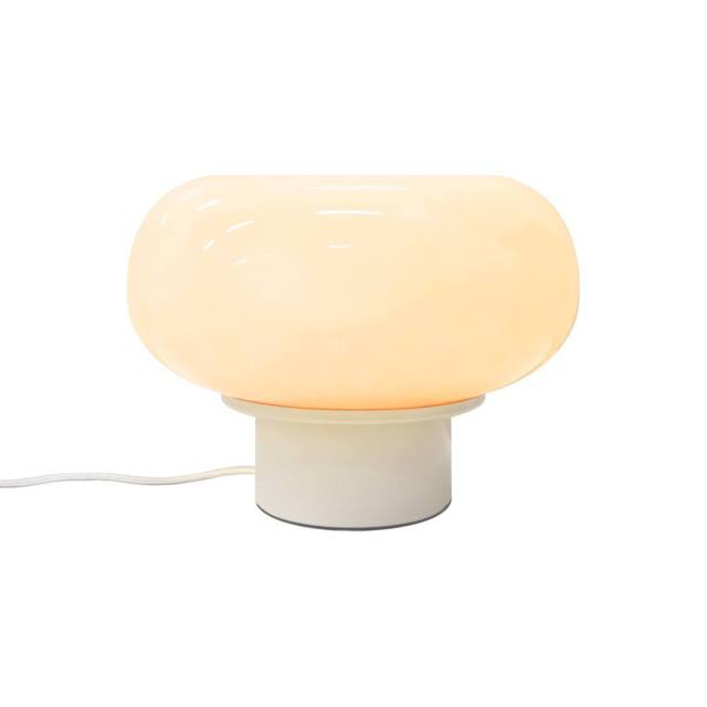 Nordlux Malti Table Lamp Beige Glass Livingroom E27 Switch - image 1