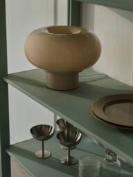Nordlux Malti Table Lamp Beige Glass Livingroom E27 Switch - thumbnail 9