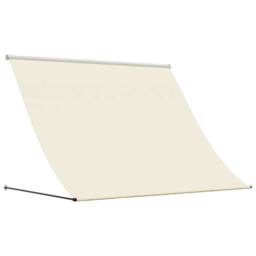 Berkfield Home Retractable Awning Cream 250x150 cm Fabric & Steel - thumbnail 1