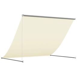 Berkfield Home Retractable Awning Cream 250x150 cm Fabric & Steel - thumbnail 5