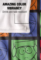South Park Character Tiles Silky Touch Super Soft Throw Blanket 152 X 127 cm in White - thumbnail 4