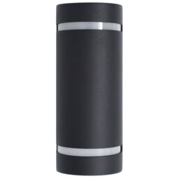 Berkfield Home Outdoor Wall Lights 2 pcs 35 W Black Half-round - thumbnail 5