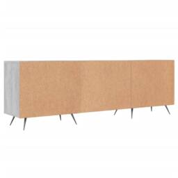 Berkfield Home TV Cabinet Grey Sonoma 150x30x50 cm Engineered Wood - Size: 150 x 30 x 50 cm - thumbnail 8