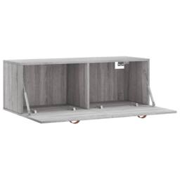 Berkfield Home Wall Cabinet Grey Sonoma 100x36.5x35 cm Engineered Wood - thumbnail 6