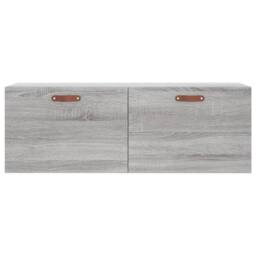 Berkfield Home Wall Cabinet Grey Sonoma 100x36.5x35 cm Engineered Wood - thumbnail 5