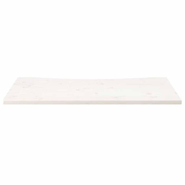 Berkfield Home Beautiful Desk Top White 110x55x2.5 cm Solid Wood Pine - image 1